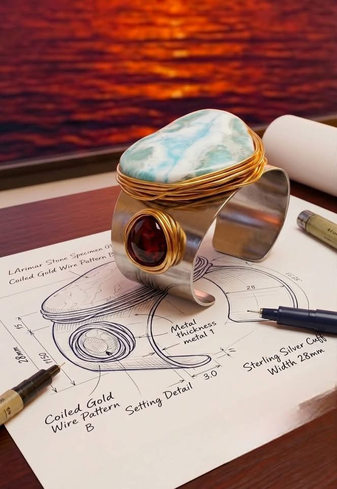 Barahona Heart Cuff