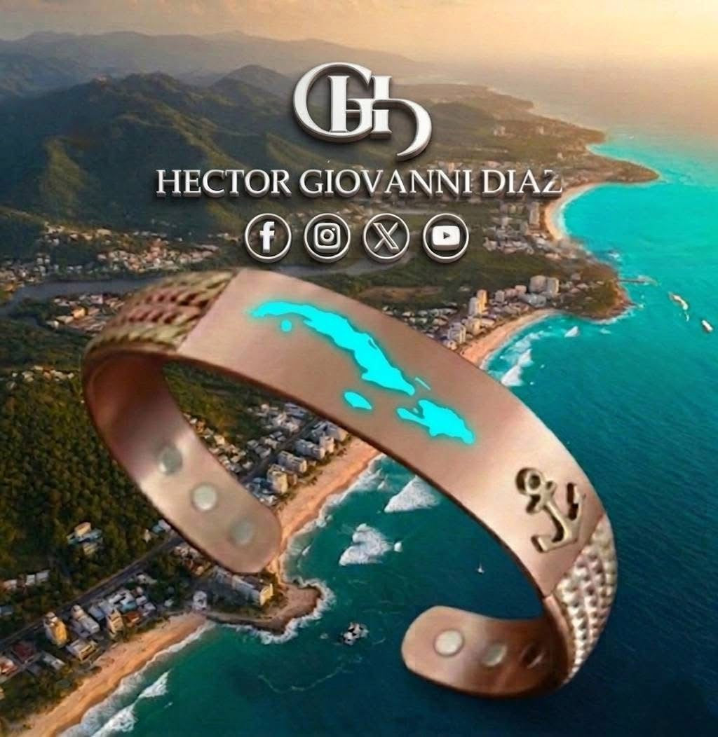 “Blue Carib” Special Edition Copper Bracelet.